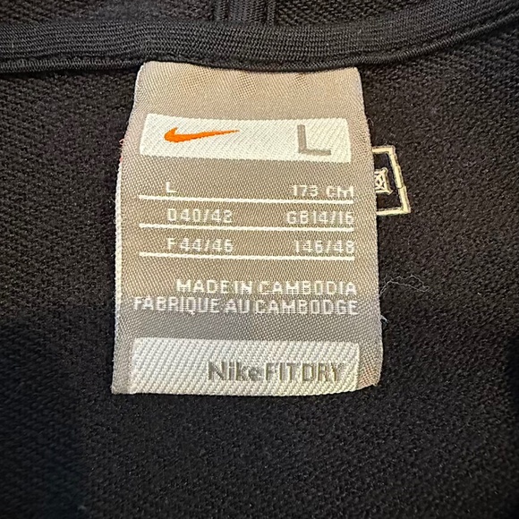 Nike FitDry Women’s Black Full Zip Hooded Sweater Jacket - Large (EUC) - Picture 10 of 12